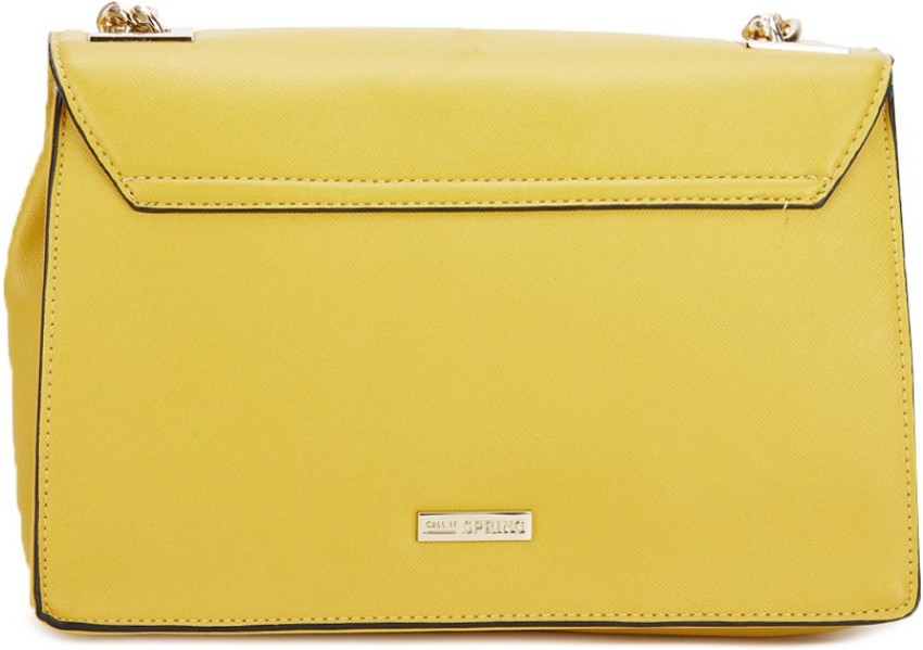 CALL IT SPRING Yellow Sling Bag CHYVIA