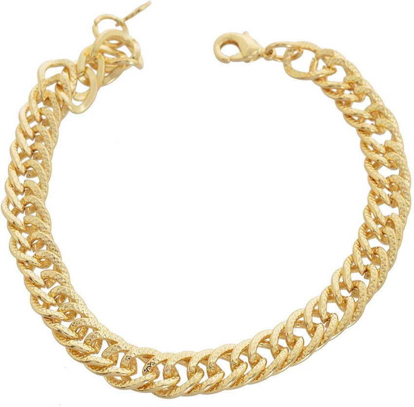 Gold Plated Mesh Chain Bracelet Lobster Clasp at Rs 500/piece