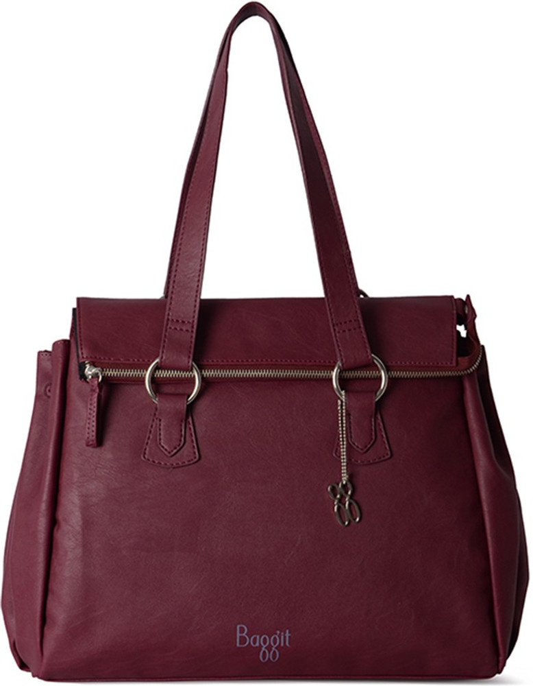 Buy Baggit Women Maroon Shoulder Bag Wine Online Best Price in