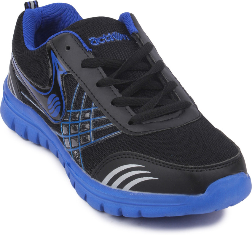 Action black sports shoes on sale