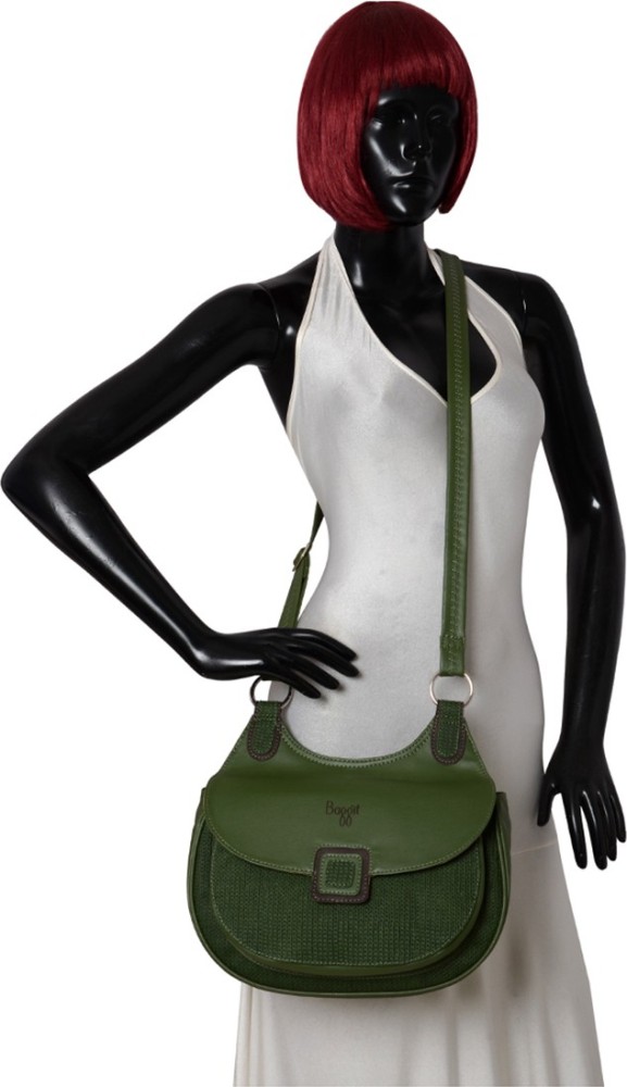 Baggit olive green sling bag new arrivals