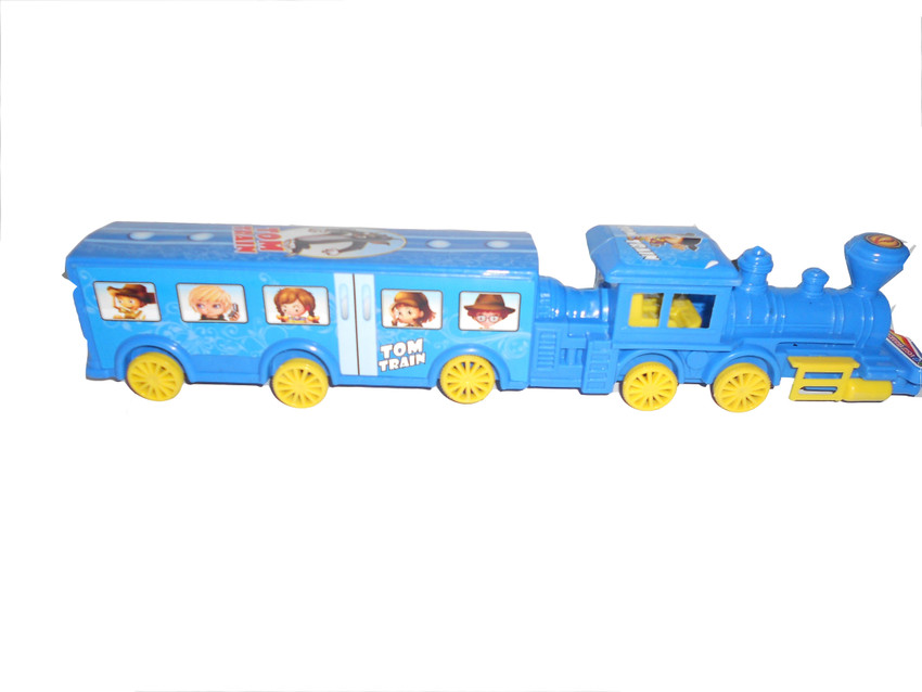 Blue toy train hot sale