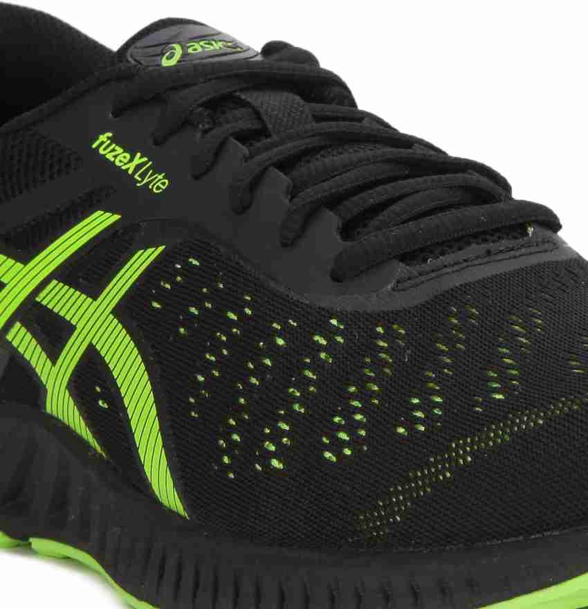 Asics fuzeX Lyte Running Shoe For Men Buy BLACK SAFETY YELLOW