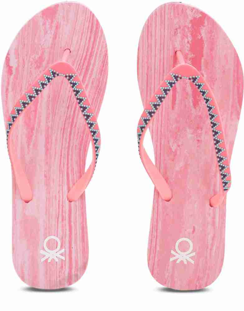 United Colors of Benetton Women UCB flip flops Slippers Buy Pink Color United Colors of Benetton Women UCB flip flops Slippers Online at Best Price Shop Online for Footwears in