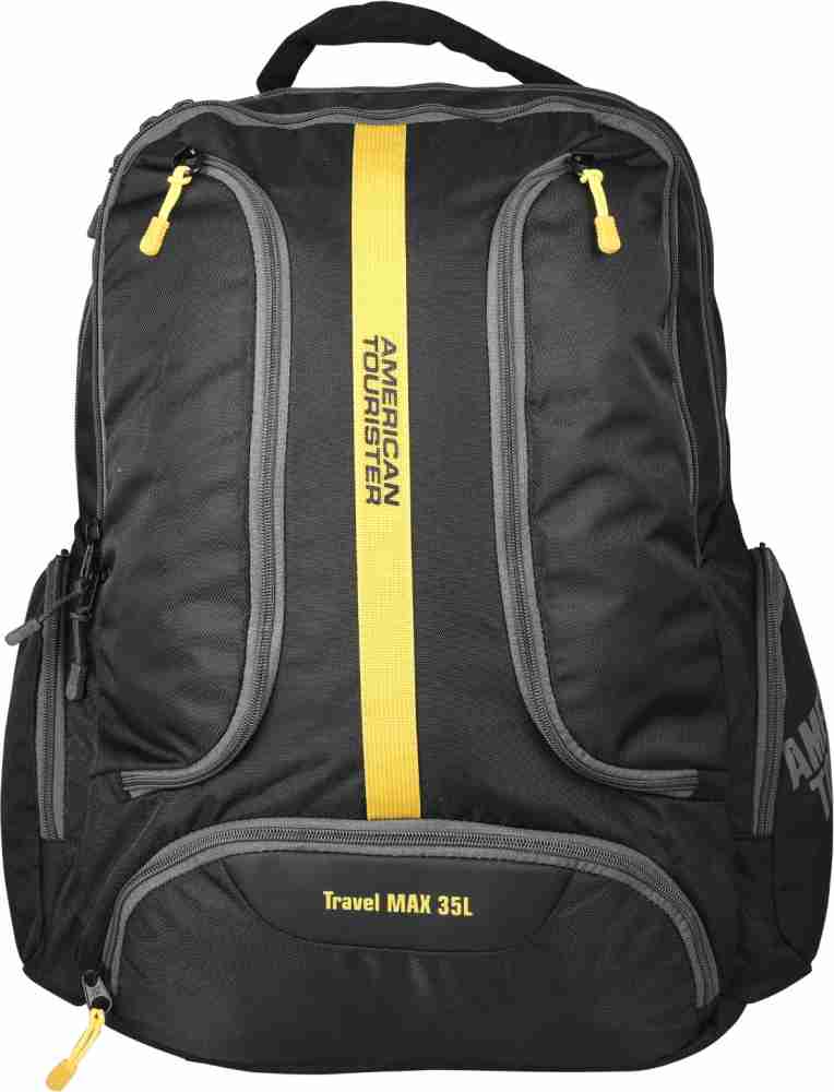 AMERICAN TOURISTER Yeti 03 Travel Max 35 L Laptop Backpack Black