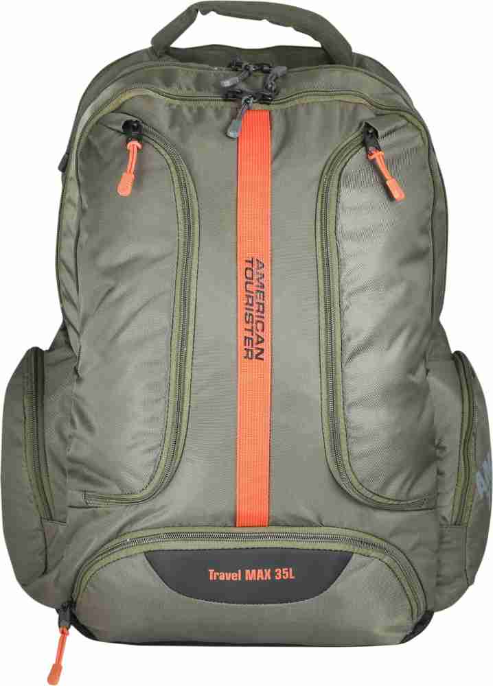 AMERICAN TOURISTER Yeti 03 Travel Max 35 L Laptop Backpack Tobacco Price in India Flipkart