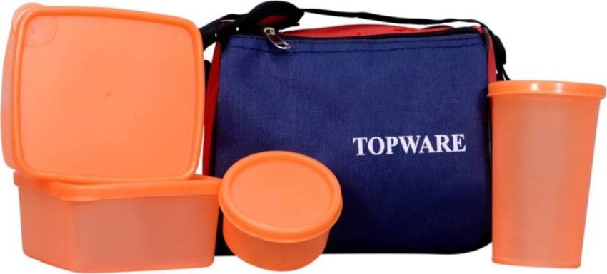 Topware 4 Containers Lunch Box (900 ml) Multicolour