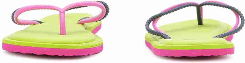 United Colors of Benetton Women UCB flip flops Slippers Buy Lime