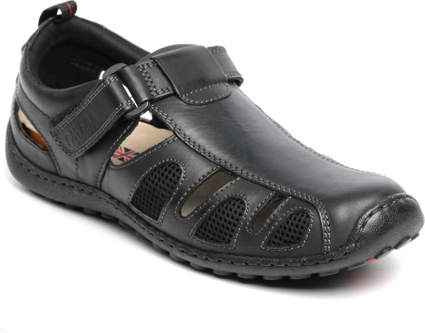 PAVERS ENGLAND Men Black Sandals Buy PAVERS ENGLAND Men Black