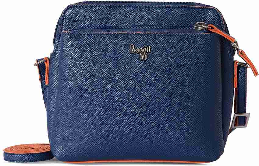 Baggit Blue Sling Bag Lp Tristan Y G Flori Blue Blue Xl Blue Flipkart