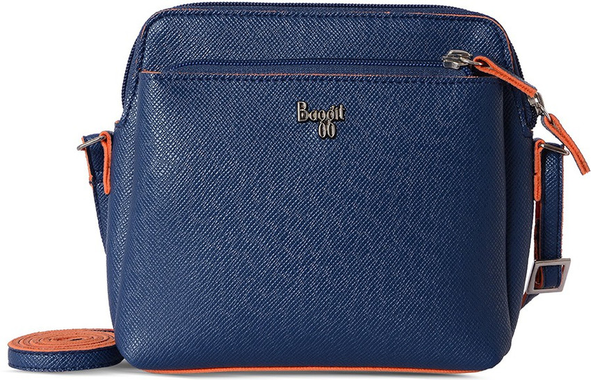Baggit Blue Sling Bag Lp Tristan Y G Flori Blue Blue Xl Blue Price