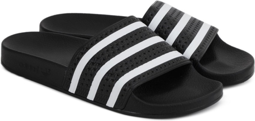 ADIDAS ORIGINALS Women ADILETTE Slides Buy BLACK1 WHT BLACK1