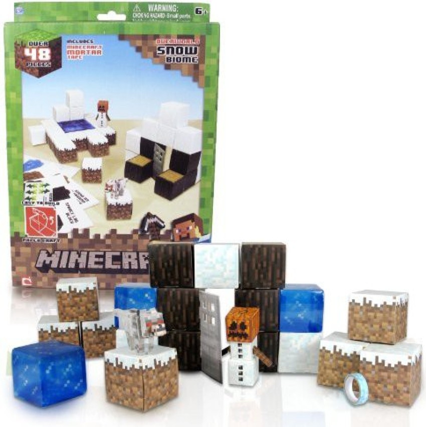 Minecraft Papercraft Snow Set