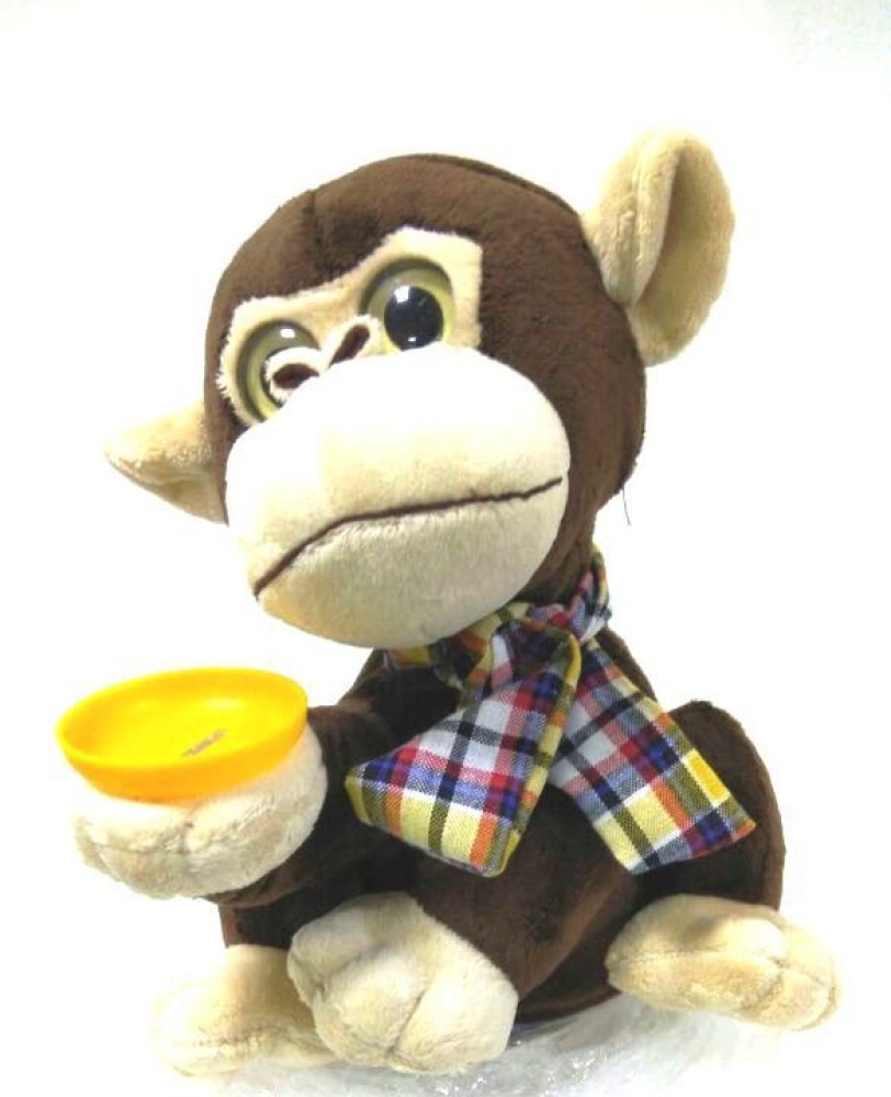 GoMerryKids Music Dance Monkey Coin Bank Piggy Bank 10 8