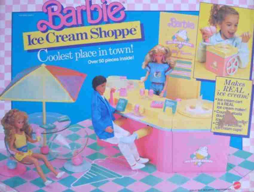 Barbie ice shop cream playset
