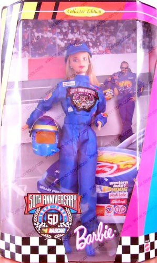 Nascar 50th anniversary barbie value clearance