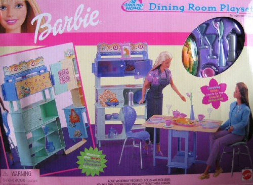 BARBIE All Around Home Dining Room Playset All Around Home Dining Room Playset shop for BARBIE products in India. Flipkart