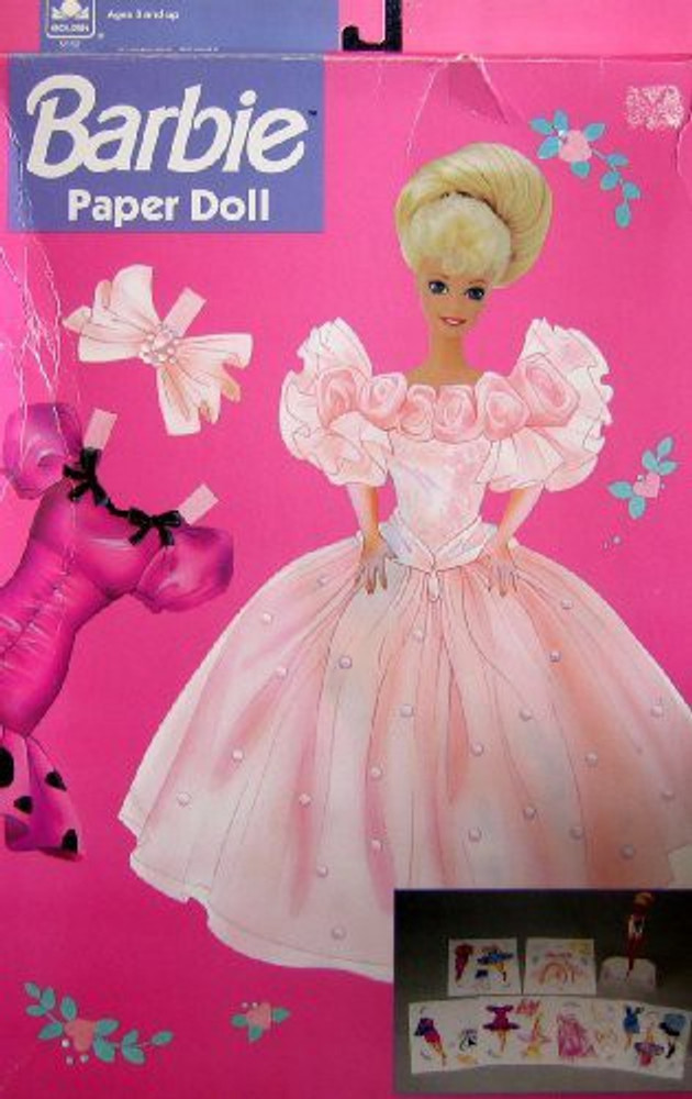 Barbie doll house paper sales