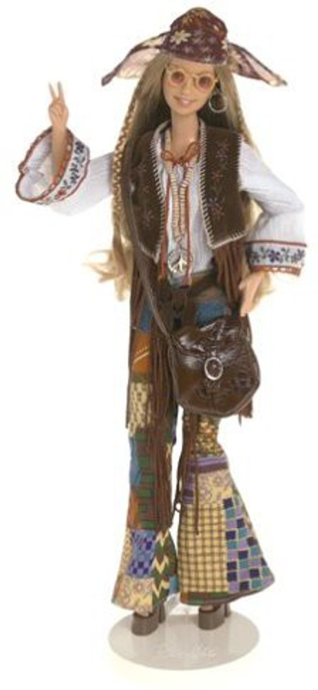 Peace and love 70's barbie doll sales