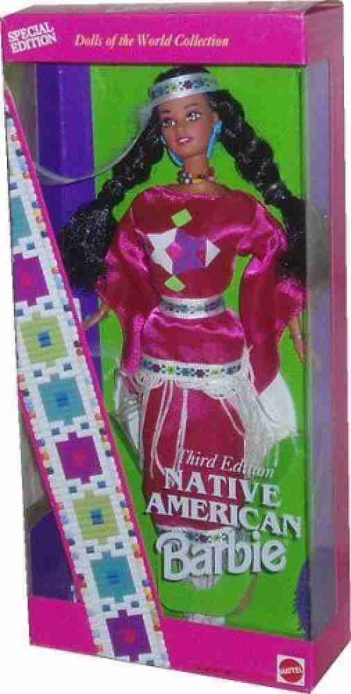 Native american barbie online value