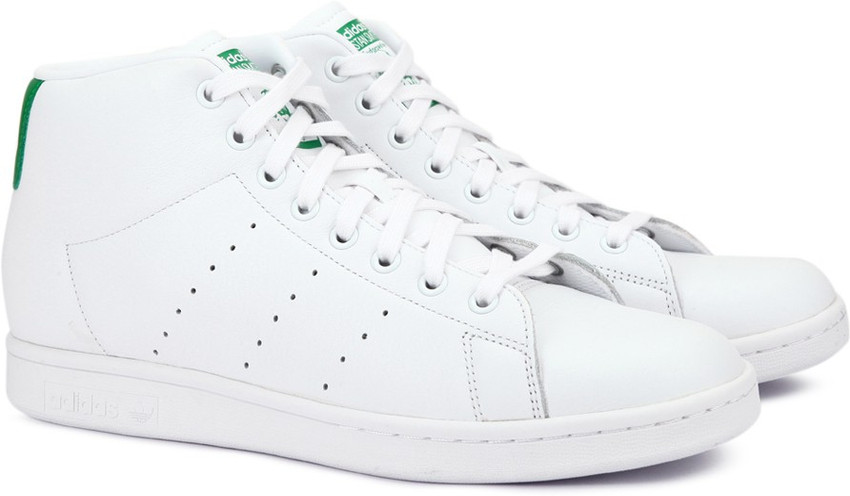 ADIDAS ORIGINALS Stan Smith Mid Sneakers For Men Buy FTWWHT FTWWHT GREEN Color ADIDAS ORIGINALS Stan Smith Mid Sneakers For Men Online at Best Price Shop Online for Footwears in India