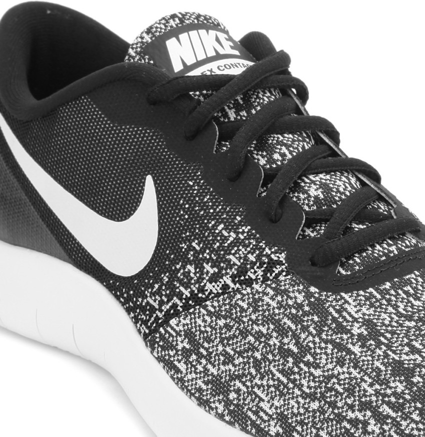 Nike women's flex clearance contact running shoe black/white