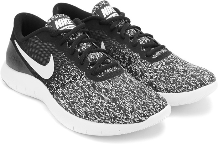 Nike flex contact sales black mens