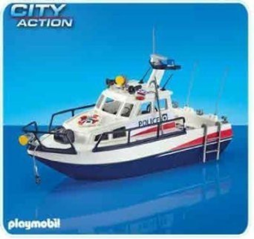 playmobil police speedboat