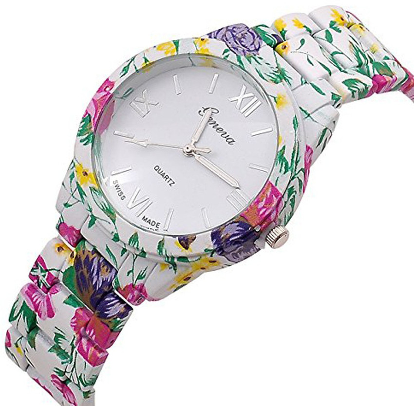 Floral print watch new arrivals