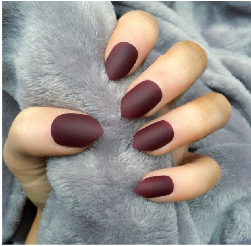 juice matte chocolate maroon HD finish nail polish Chocolate