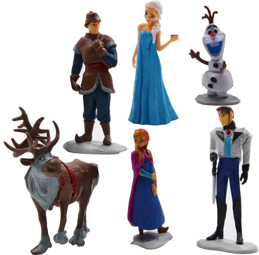 Assemble Frozen Characters Large Size 12CM Action Figures Set of