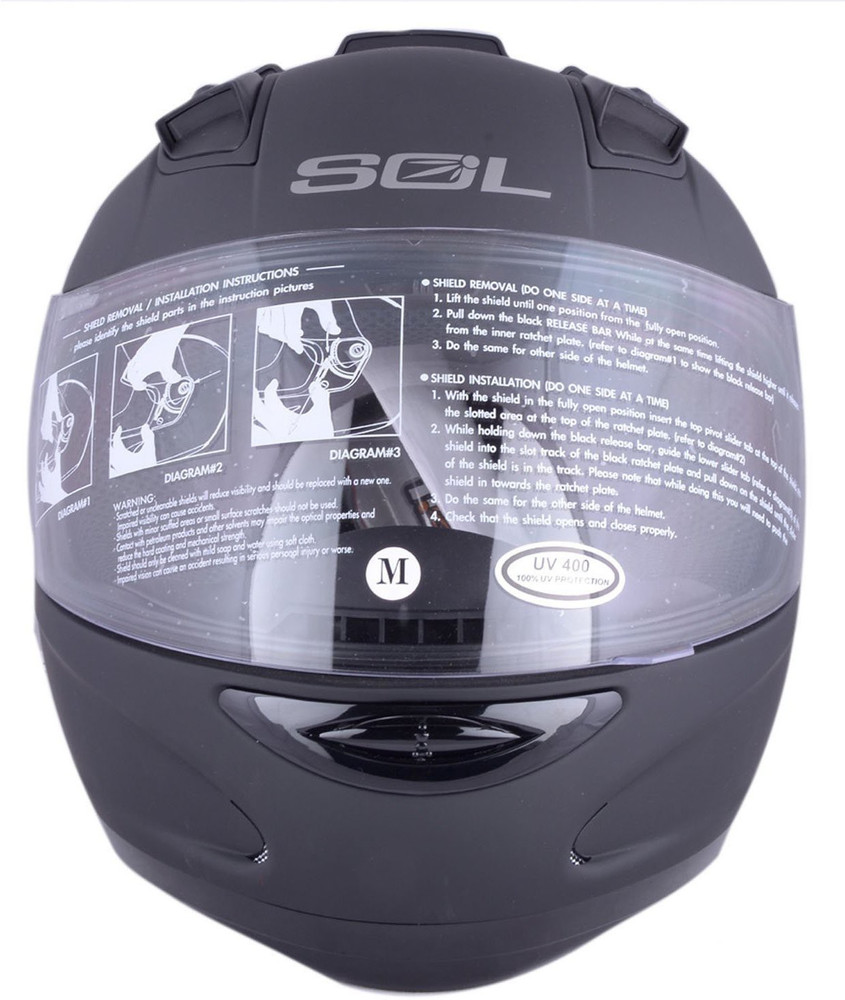 Sol helmets with led india discount