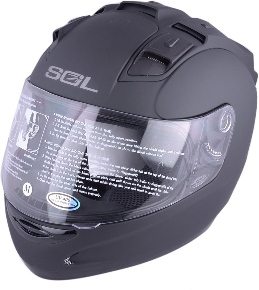 Sol helmets with led india discount