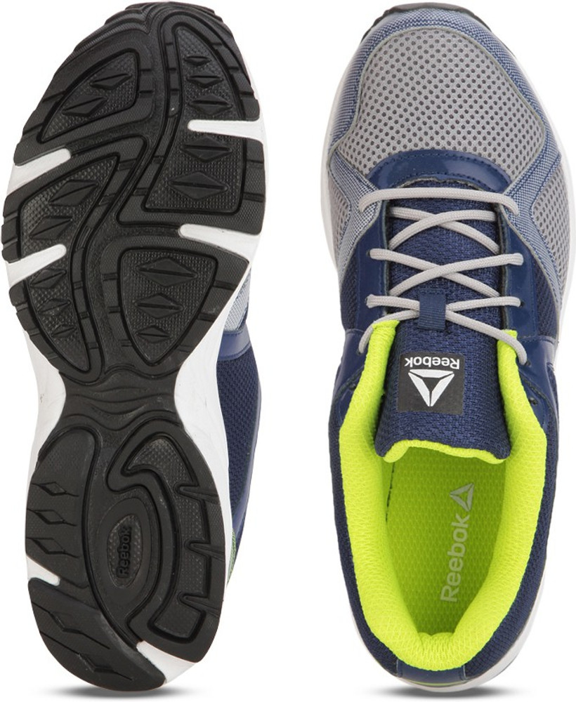 Reebok thunder run running shoes (blue grey) Outlet