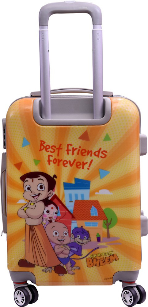 FORTUNE Chhota Bheem BestFriend Forever 20 Inch KidsLuggage trolley Bag Cabin Suitcase 4 Wheels 20 inch MultiColor Price in India Flipkart