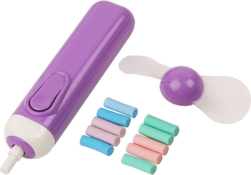 1set Stylish Light Purple Electric Eraser, Pencil-Friendly