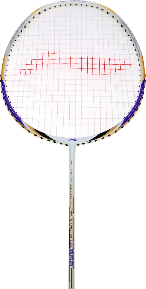 LI-NING US-968 (String Tension Up to 35 LBS) White Strung Badminton Racquet  - Buy LI-NING US-968 (String Tension Up to 35 LBS) White Strung Badminton  Racquet Online at Best Prices in India 