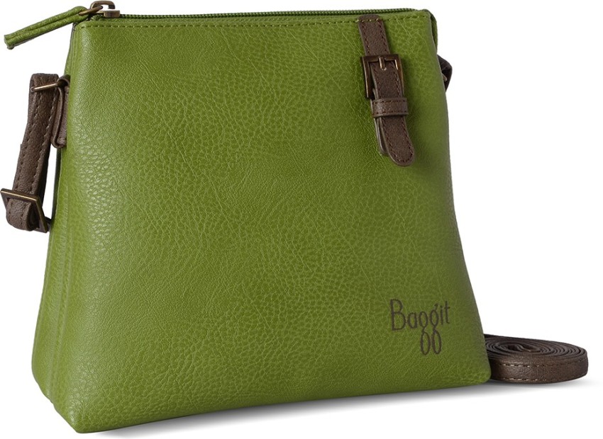 baggit green sling bag