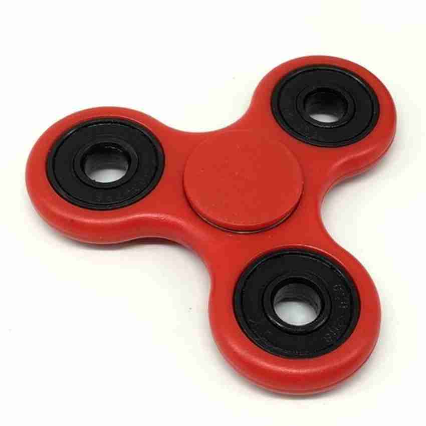 Red and black fidget 2024 spinner