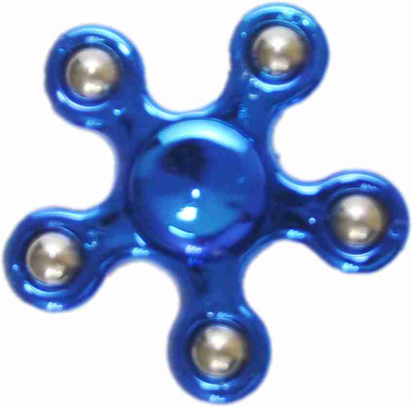 VARSHA COLLECTION Best 5 Sided Fidget Spinner Toy, Single Piece, Random-Color And Deign - Best 5 Sided Fidget Spinner Toy, Single Piece