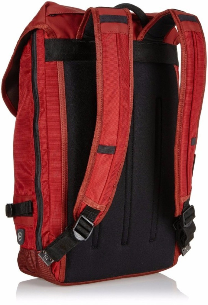Victorinox Flapover Drawstring 19 L Laptop Backpack Red Price in India Flipkart
