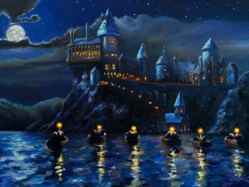 Castle of Magic Canvas - Harry potter canvass