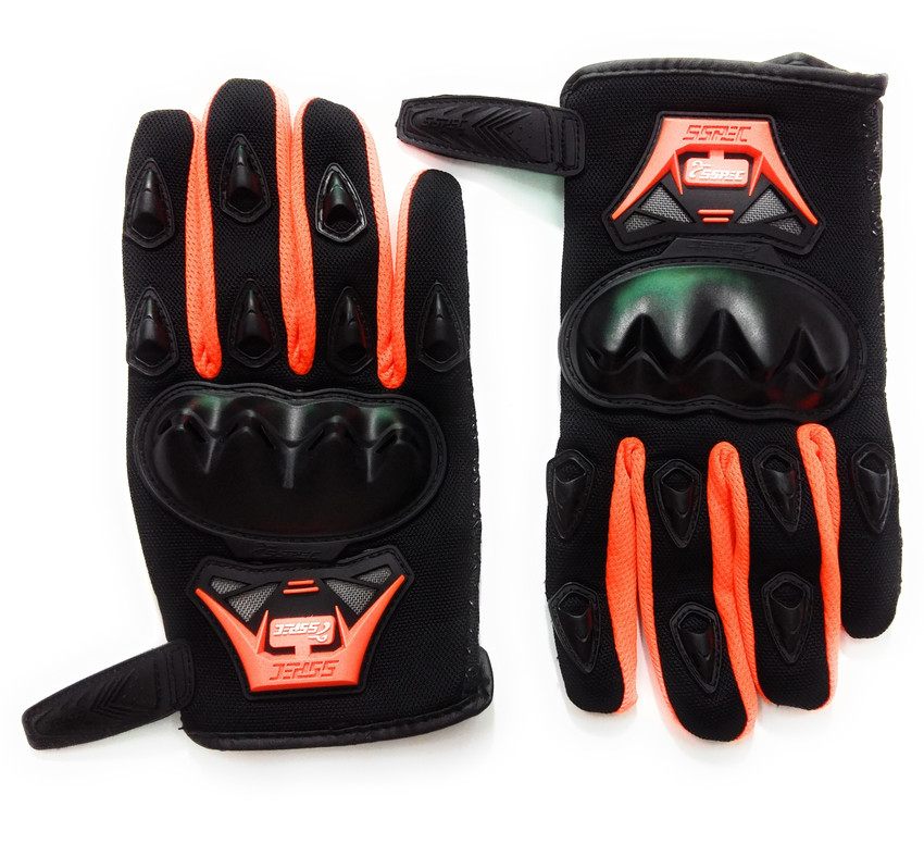 Biker SSPEC Bike Riding Gloves Black Orange Riding Gloves Buy