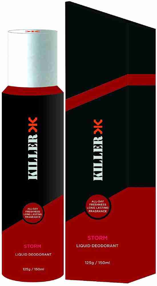 KILLER Storm Liquid Deodorant 150ML Perfume Body Spray For Men
