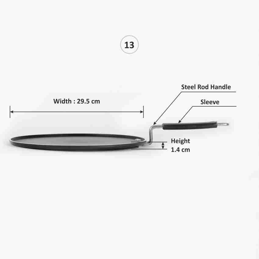 Sumeet 4mm Nonstick Smart Dosa tawa 295mm (No. 13) – Sumeet Cookware