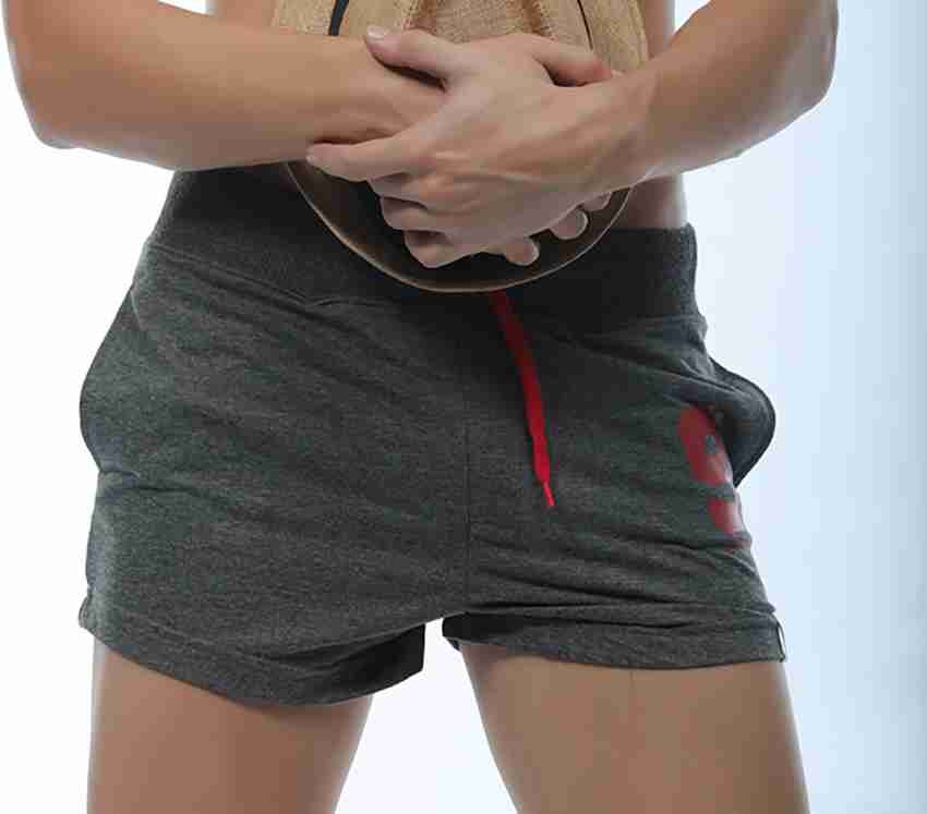 RODID Solid Men Grey Running Shorts Buy Charcoal Melange RODID