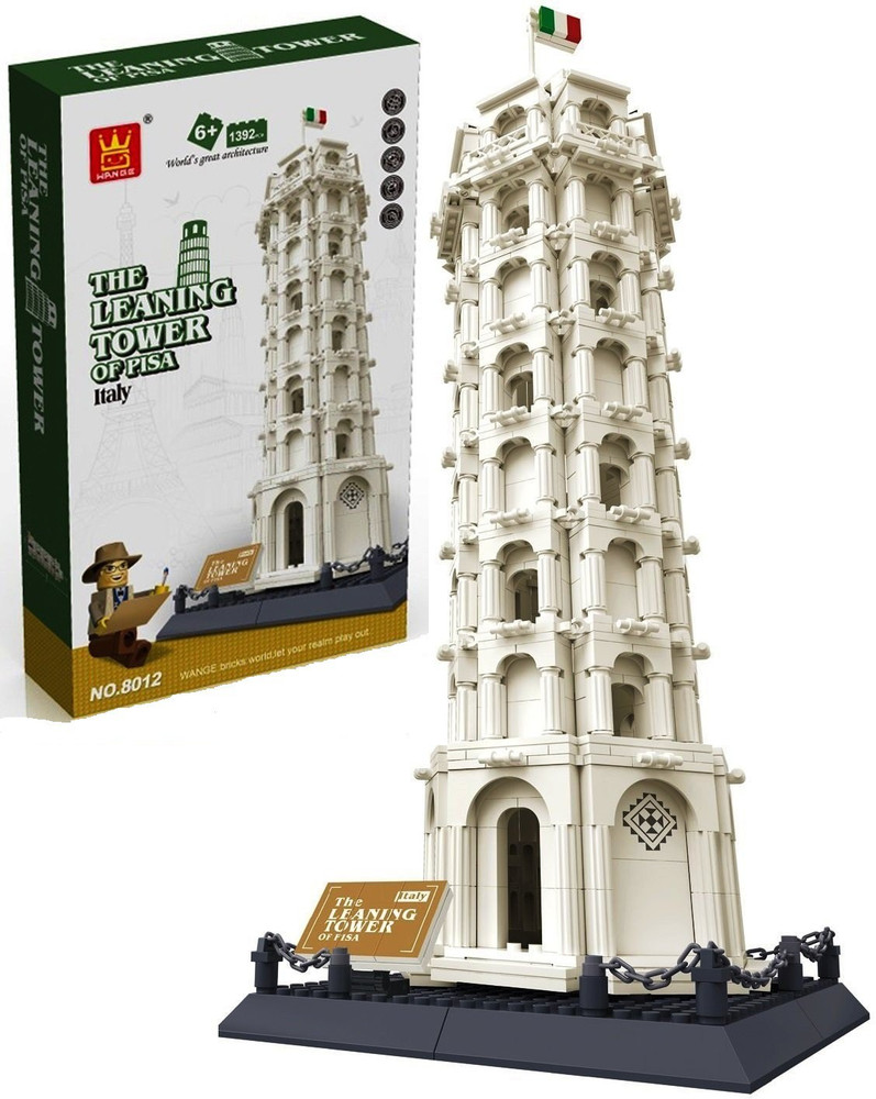 Leaning tower of pisa lego hotsell set