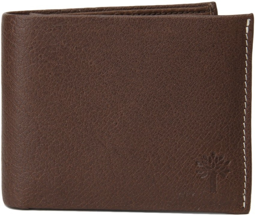 WOODLAND Men Formal Brown Genuine Leather Wallet BROWN Price in