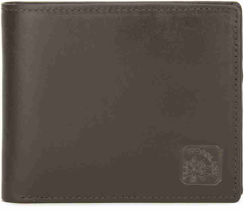 WOODLAND Men Formal Brown Genuine Leather Wallet BROWN Price in