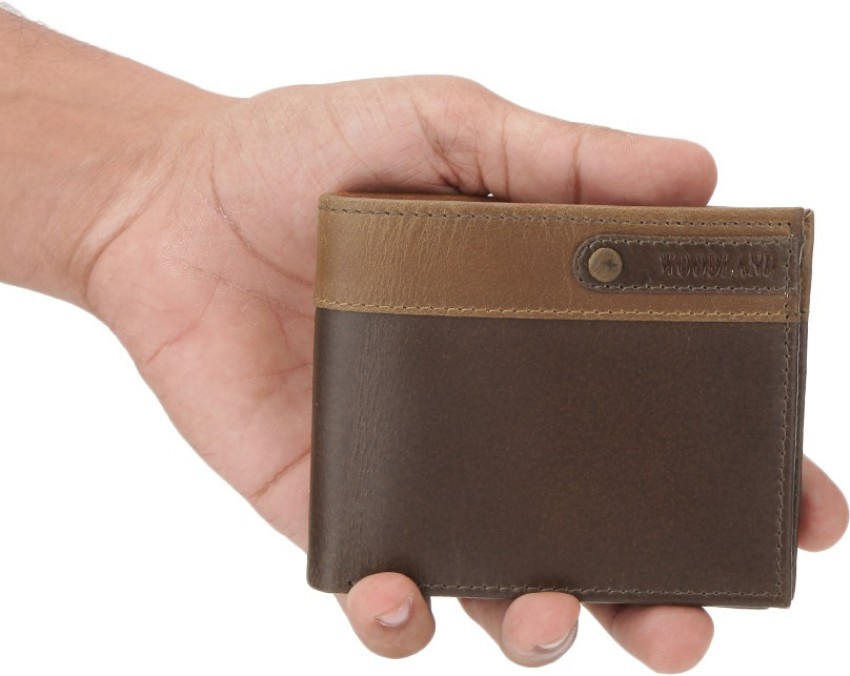 WOODLAND Men Tan Brown Genuine Leather Wallet BROWN Price in